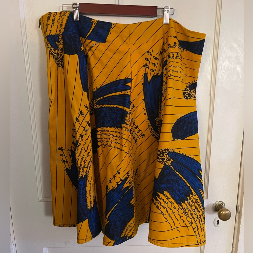 NWT Ray Darten Wawira African Print Skirt - 2X (16-18)